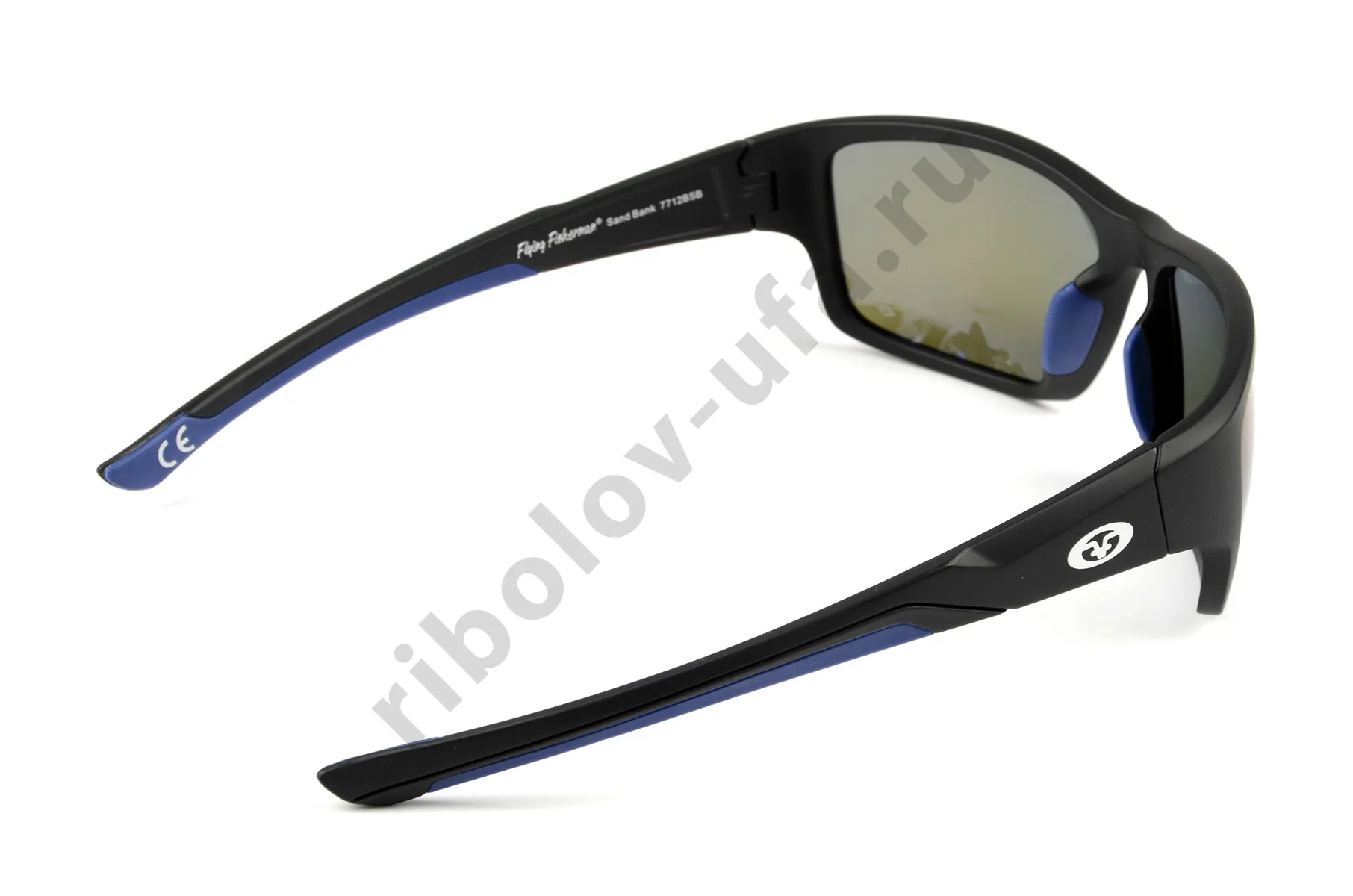 Очки Flying Fisherman Sand Bank Matte Black Smoke-Blue Mirror 7712BSB