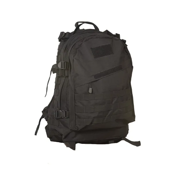 Рюкзак тактический Huntsman RU 10 цв. Черный 45л, тк. Оксфорд 