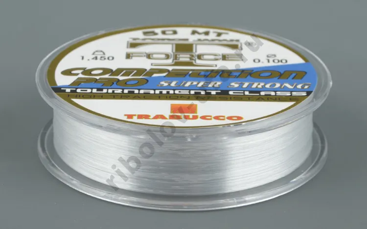 Леска Trabucco T-force competition strong 50м, 0,08мм