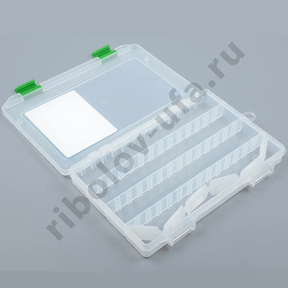 Коробка Fisherbox 220 прозрачная. 22*16*02 