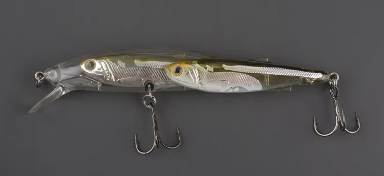Воблер LiveTarget Glass Minnow Juv. BB (jerkbait) 120мм, 18г, сус., 1,2м, silver/natural GFB120S950