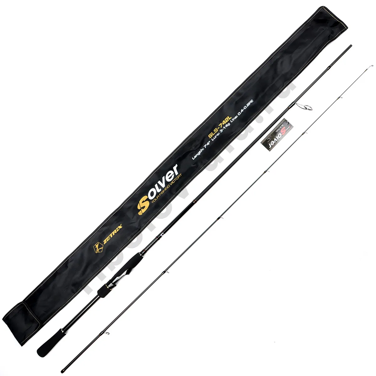 Спиннинг Zetrix Solver SLS-802MH 2.44м, 10-42гр. Fast