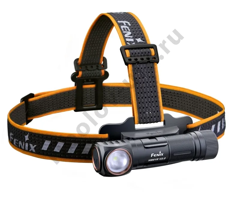Фонарь налобный Fenix HM61R V2.0 1600 люмен, свет белый/красный (1 аккум. 18650)