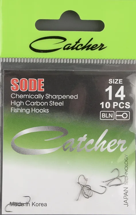 Одинарные крючки Catcher Sode № 14