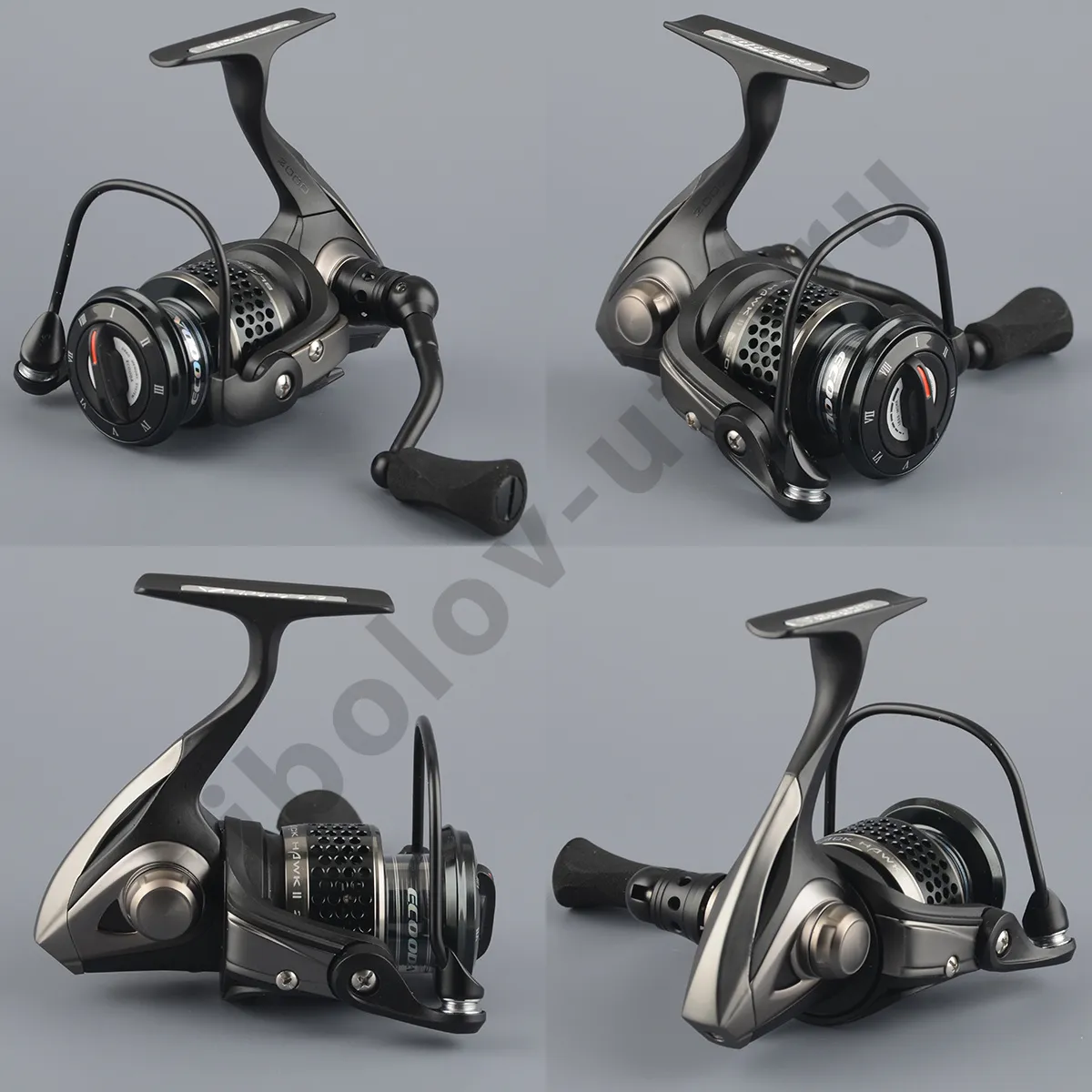 Катушка безынерц. Ecooda Black Hawk II 2000 (10BB+1RB.алюмин. корп.,5.1:1, 265g 0.235-150m)