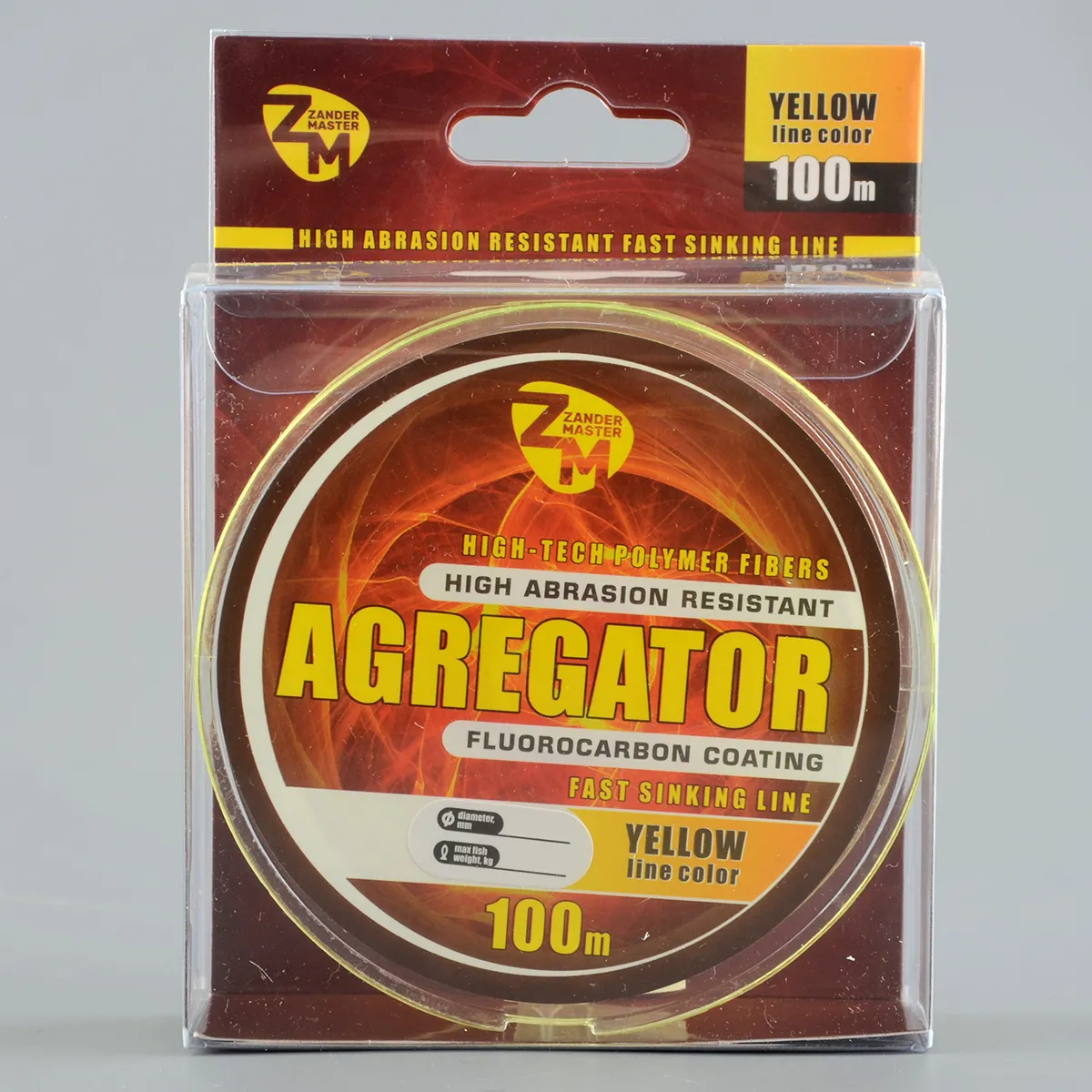 Леска Zander Master Agregator 100м желтая 0,165