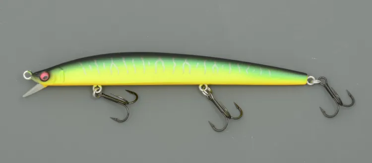 Воблер Megabass X-120 11.4гр, 0.4-0.6м slow floating (mat-tiger)