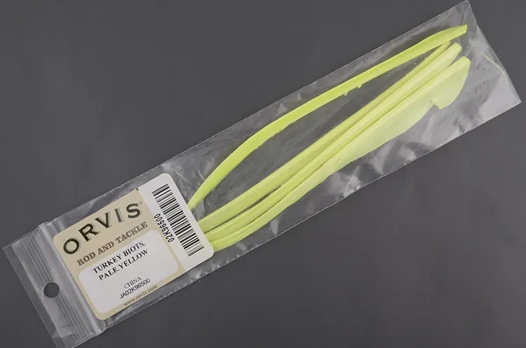 Биоты индюка Orvis Turkey Biots Paleyellow