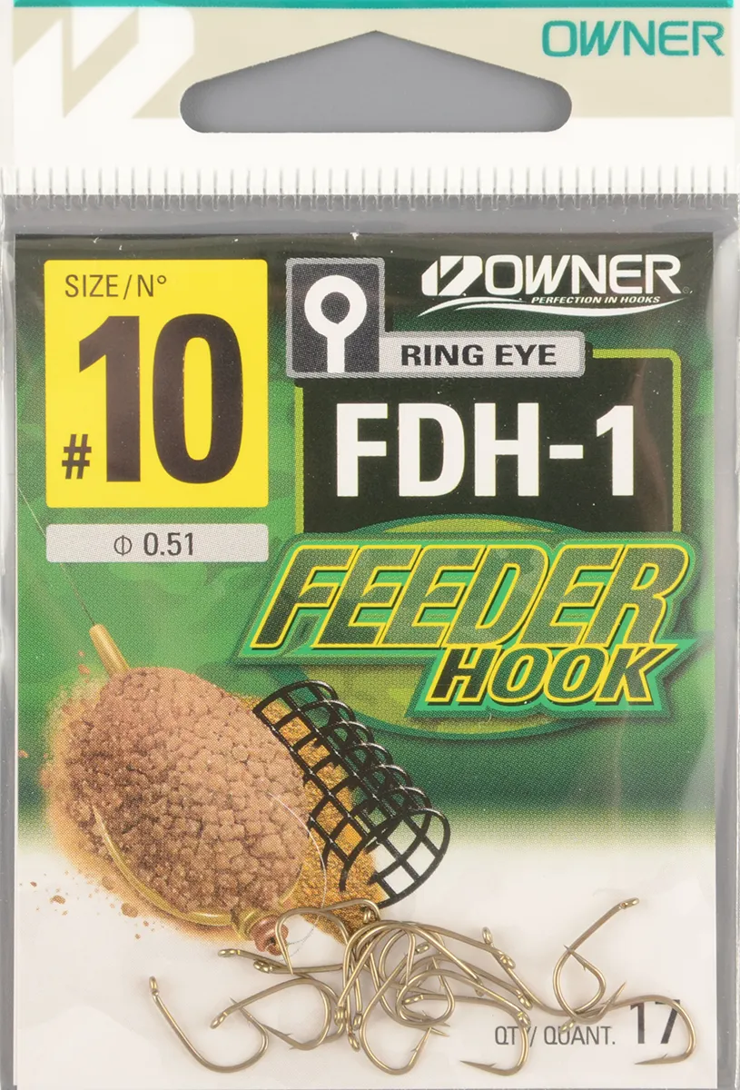 Одинарные крючки Owner 56941-10 Feeder Hook FDH-1