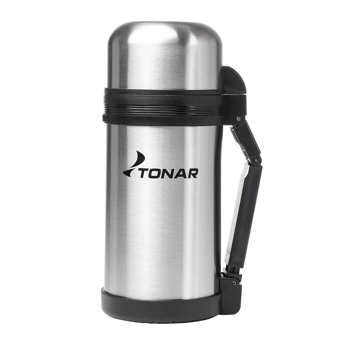 Термос Tonar 1.2л HS.TM-011 (дополн.пласт.чашка, скл.ручка, ремень)