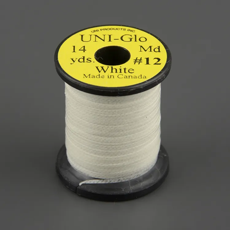 Плоский люрекс Uni Glo 14 y. White #12