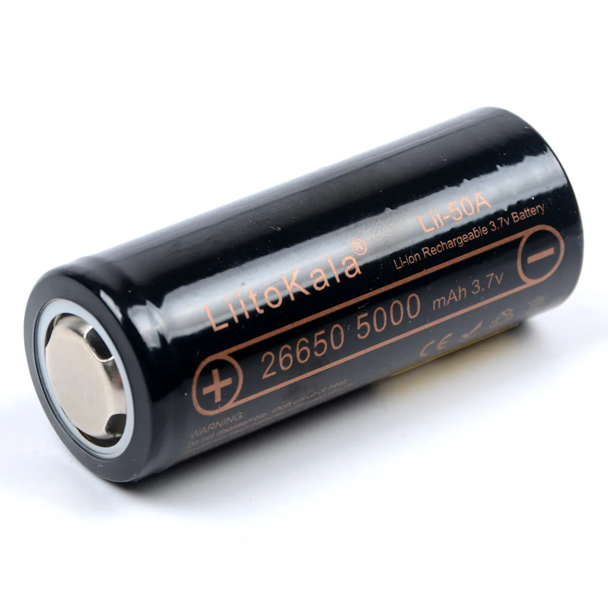 Аккумулятор LiitoKala Lii-50A-JT 26650 Без защиты 5000mAh