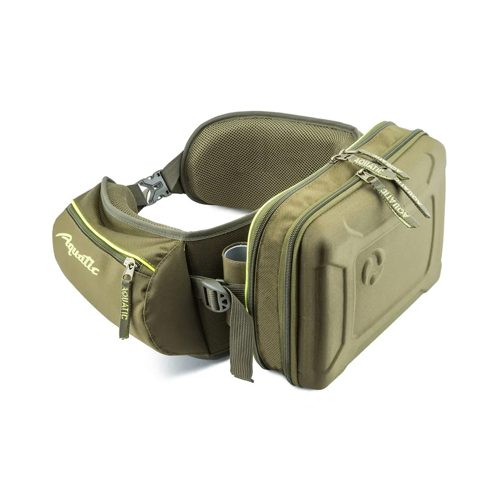 Пояс Aquatic разгрузочный ПР-04 с коробками fisherbox ПР-04 хаки