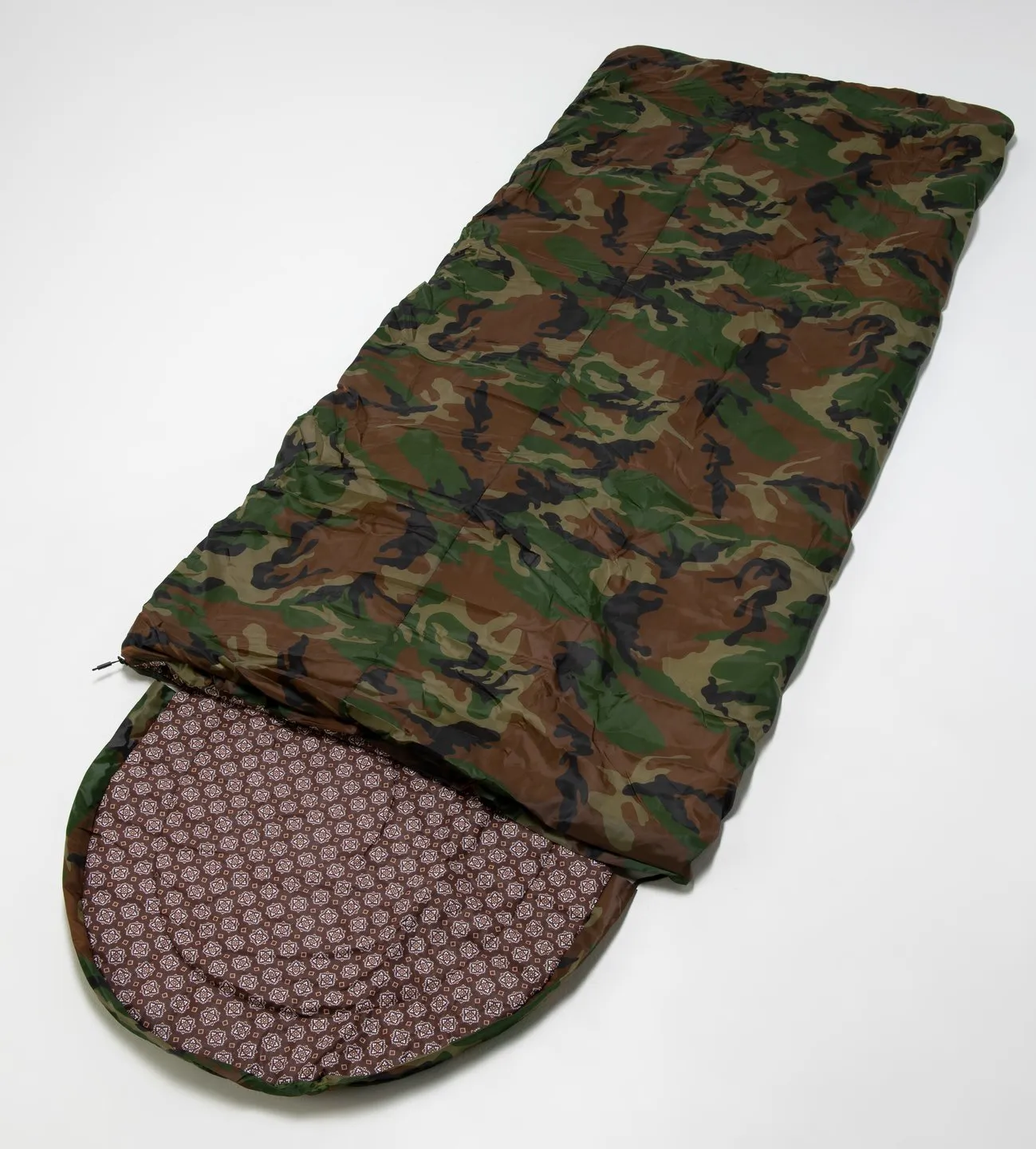 Спальник Huntsman Аляска   -5 С, 250*90см цв.КМФ тк.Таффета 