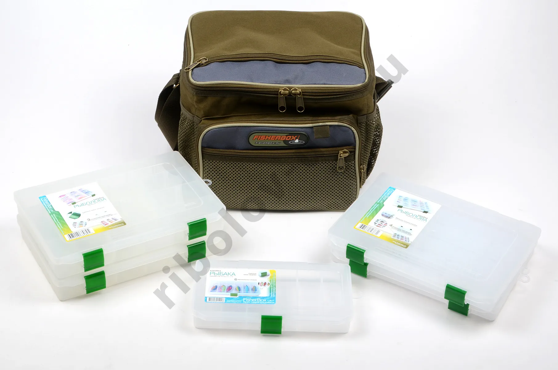Сумка Fisherbox C101 (с пятью кор. 250-2шт, 250sh-2шт, 216-1шт)