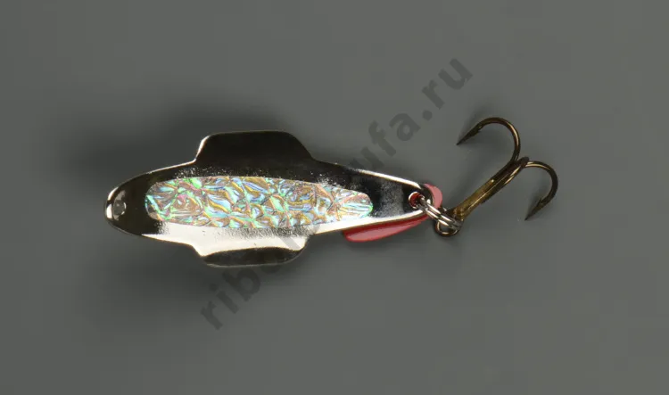 Блесна зимняя Bay de Noc Vingla #6V Nickel Ice