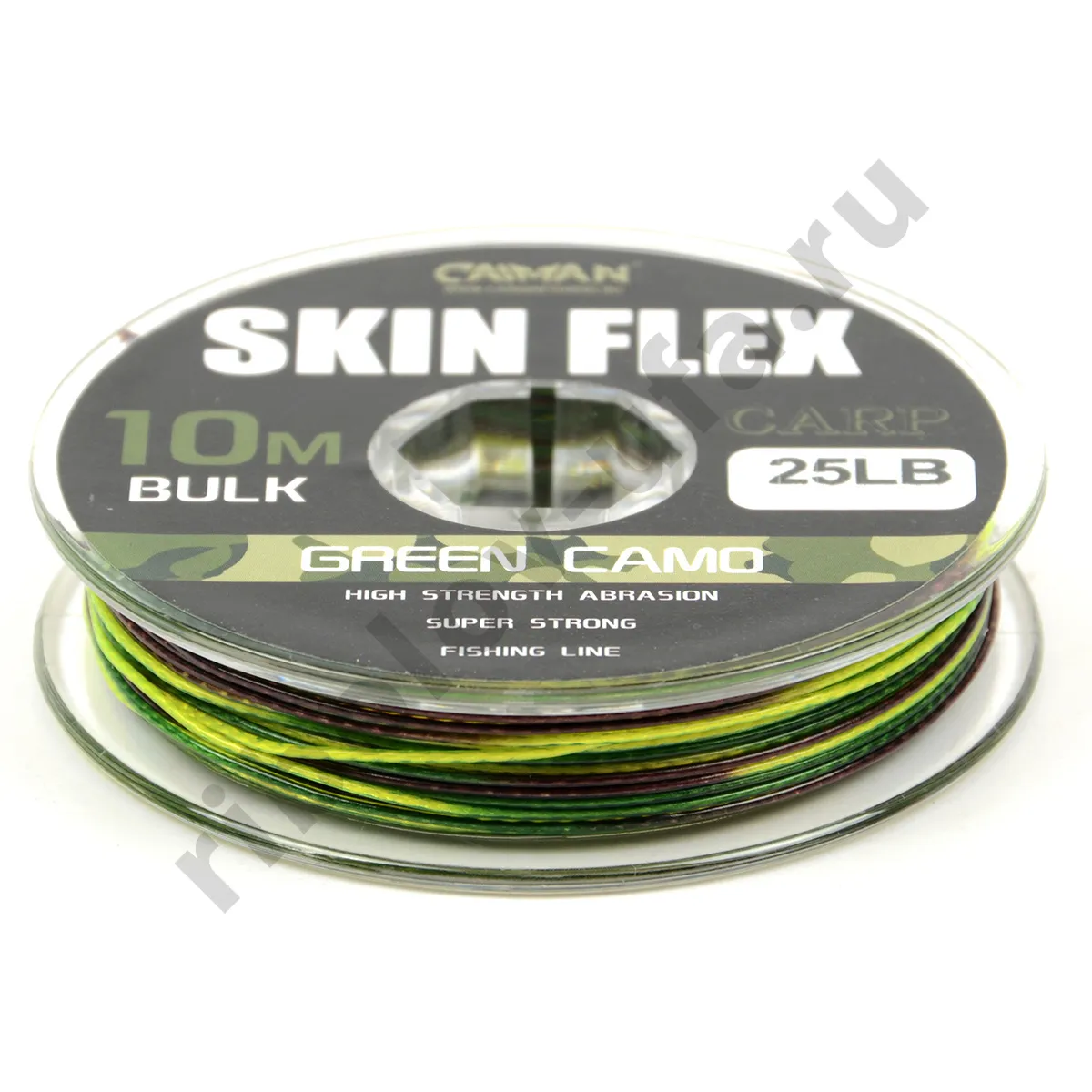 Поводковый материал Caiman Skin Flex в оплетке Камуфляж 10м 25lbs 215867