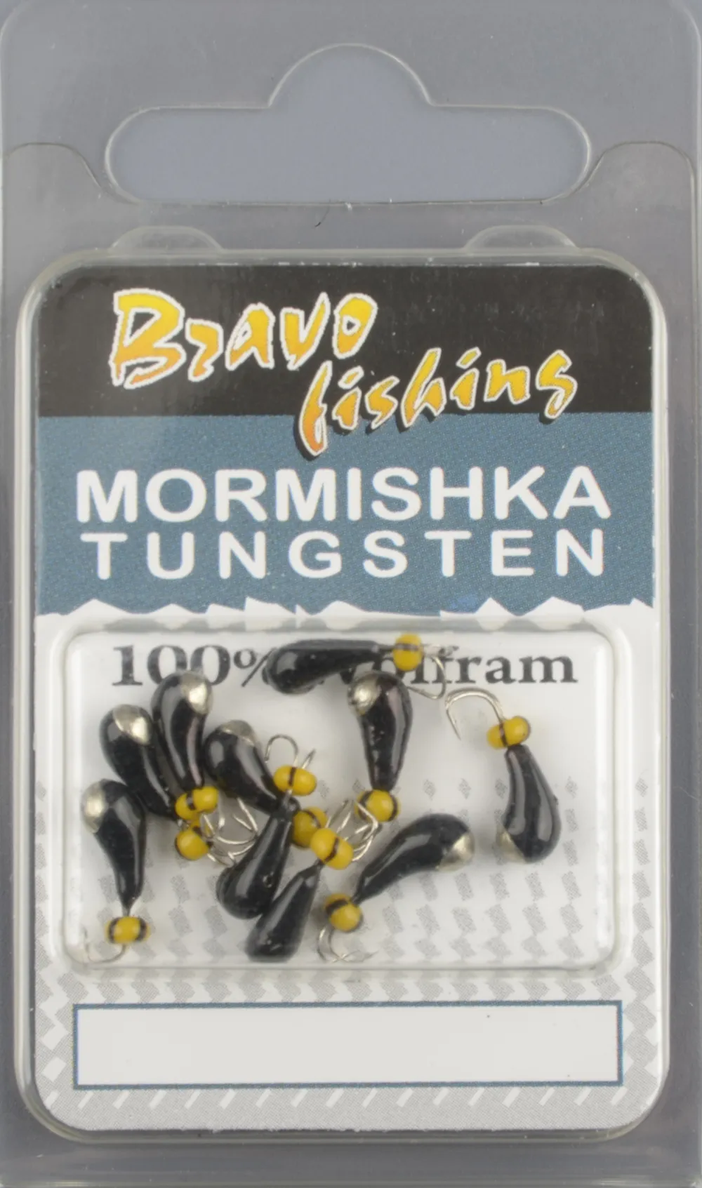 Мормышка вольфрам Bravo Fishing Чесночинка Коза краш. с отверстием,с  коронкой 3.00 мм 0.70 гр Ni