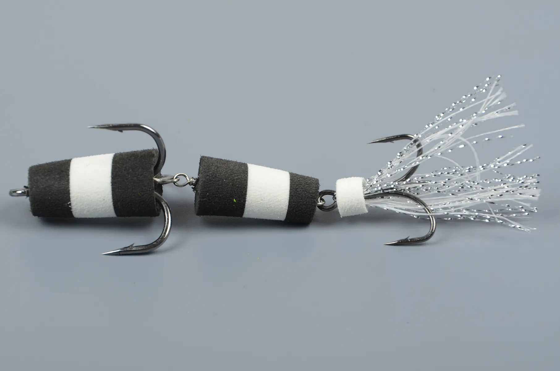 Приманка джиговая XXL Fish, Мандула Флажок, блистер мод.№1, 90мм #ЧБ