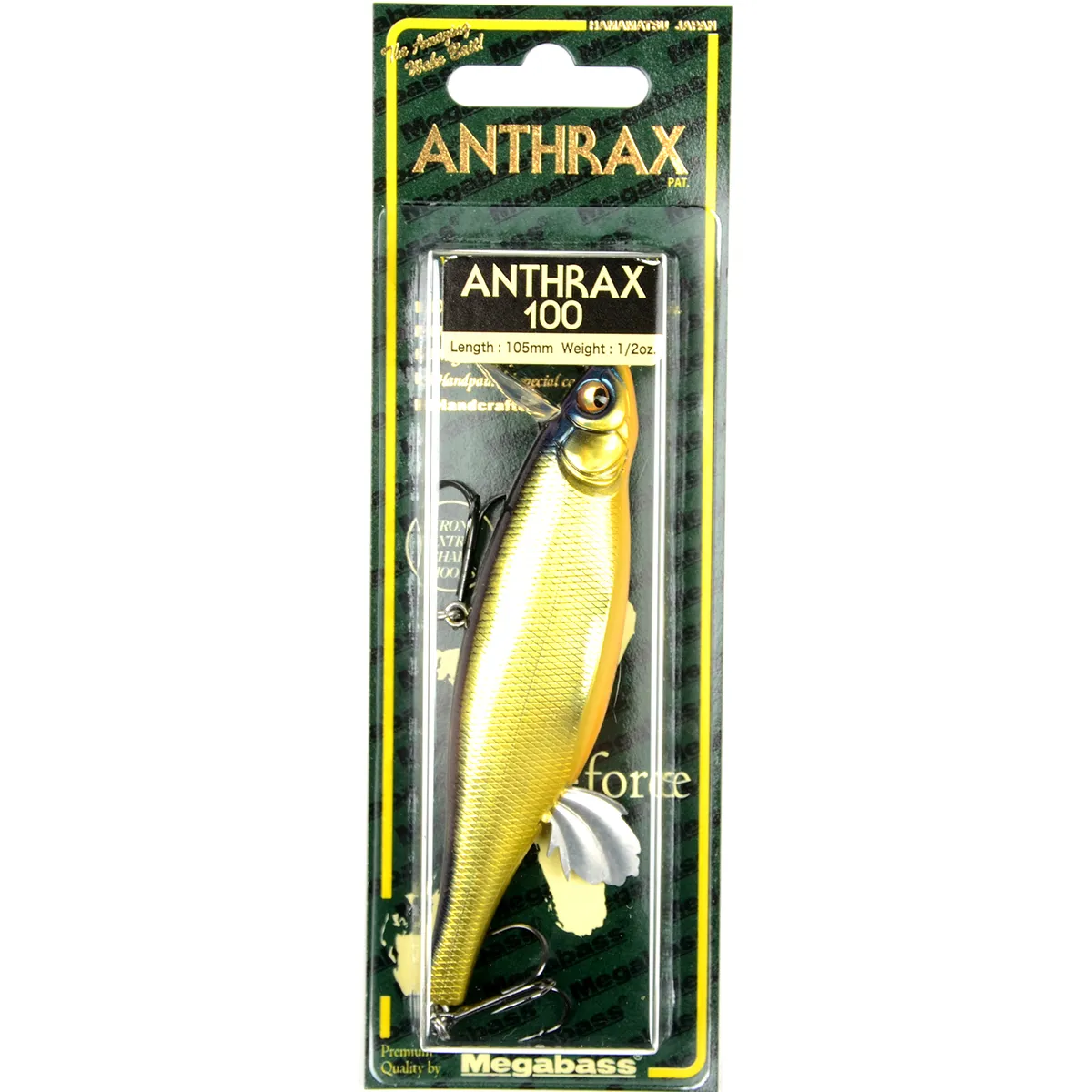 Воблер Megabass Anthrax SP-C 100F 100мм 14гр 0-0,3м цв. SH Champagne Kinkuro 551208