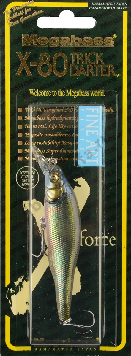 Воблер Megabass X-80 Trick Darter 10.5гр, 1.5м (fa oikawa m)