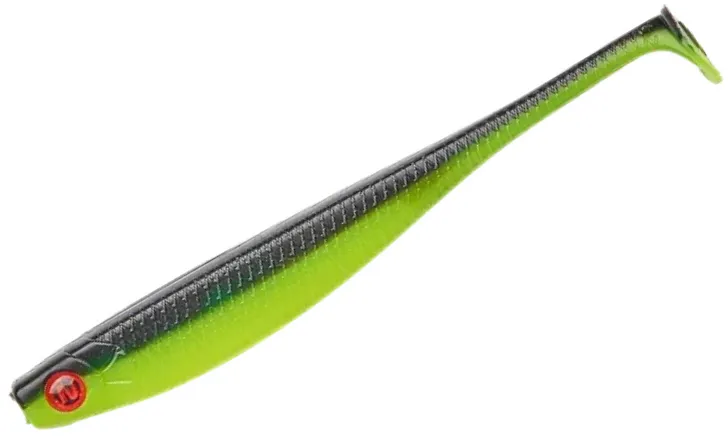 Силиконовая приманка Narval Fishing Skinny 14см #045 Black Lime (3шт/уп)