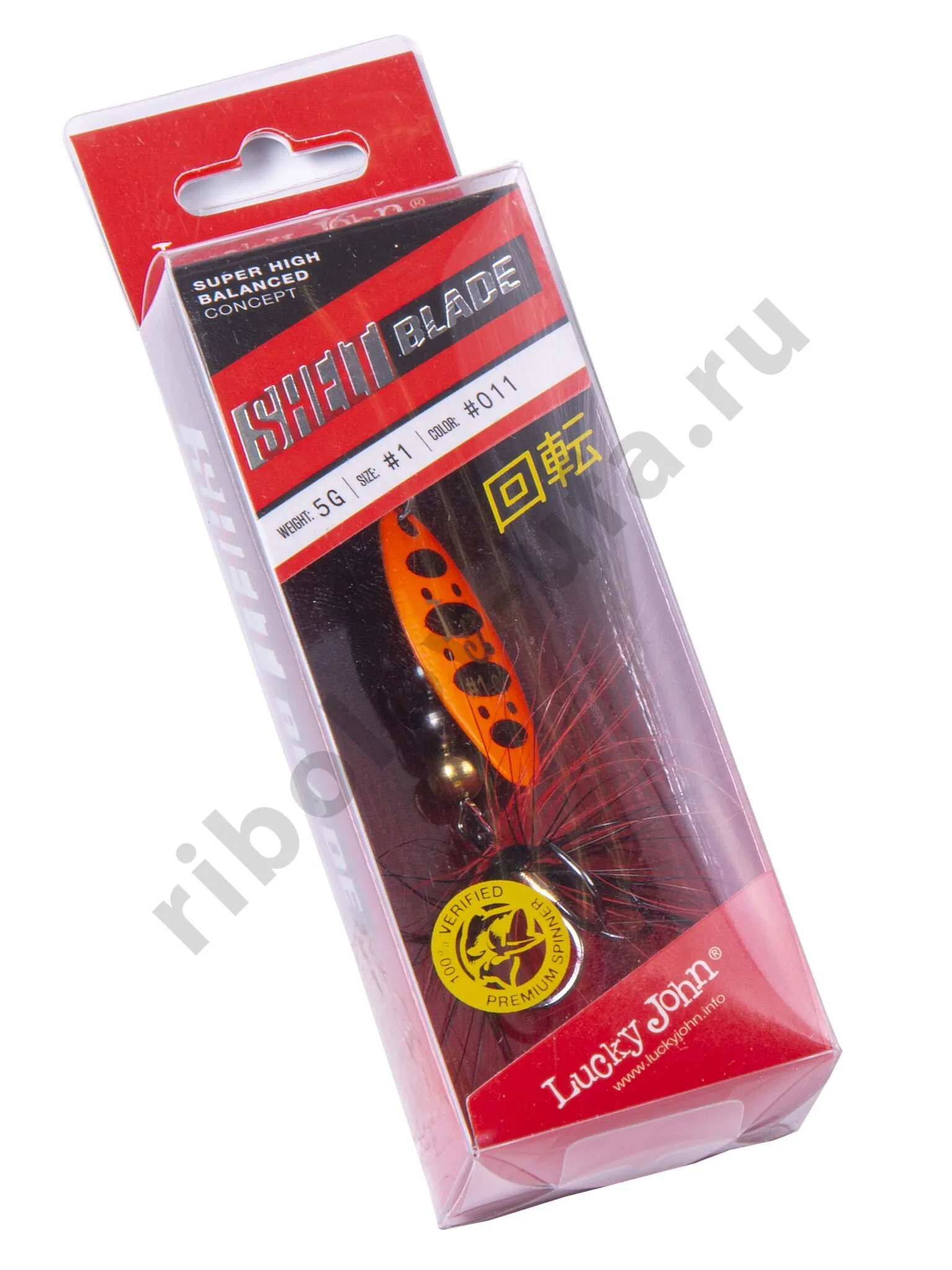 Блесна вращ. Lucky John Shelt Blade 01 05.0 г цв. 011