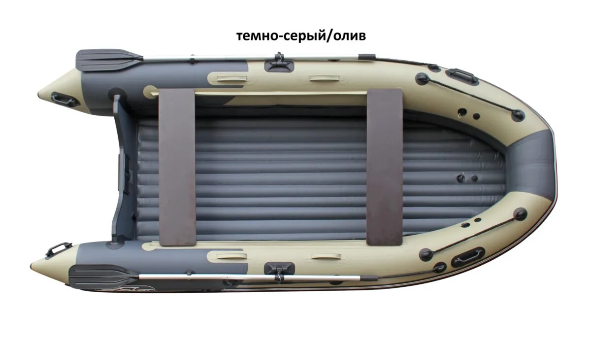 Лодка Skat Triton 370  цв. т.сер-олива