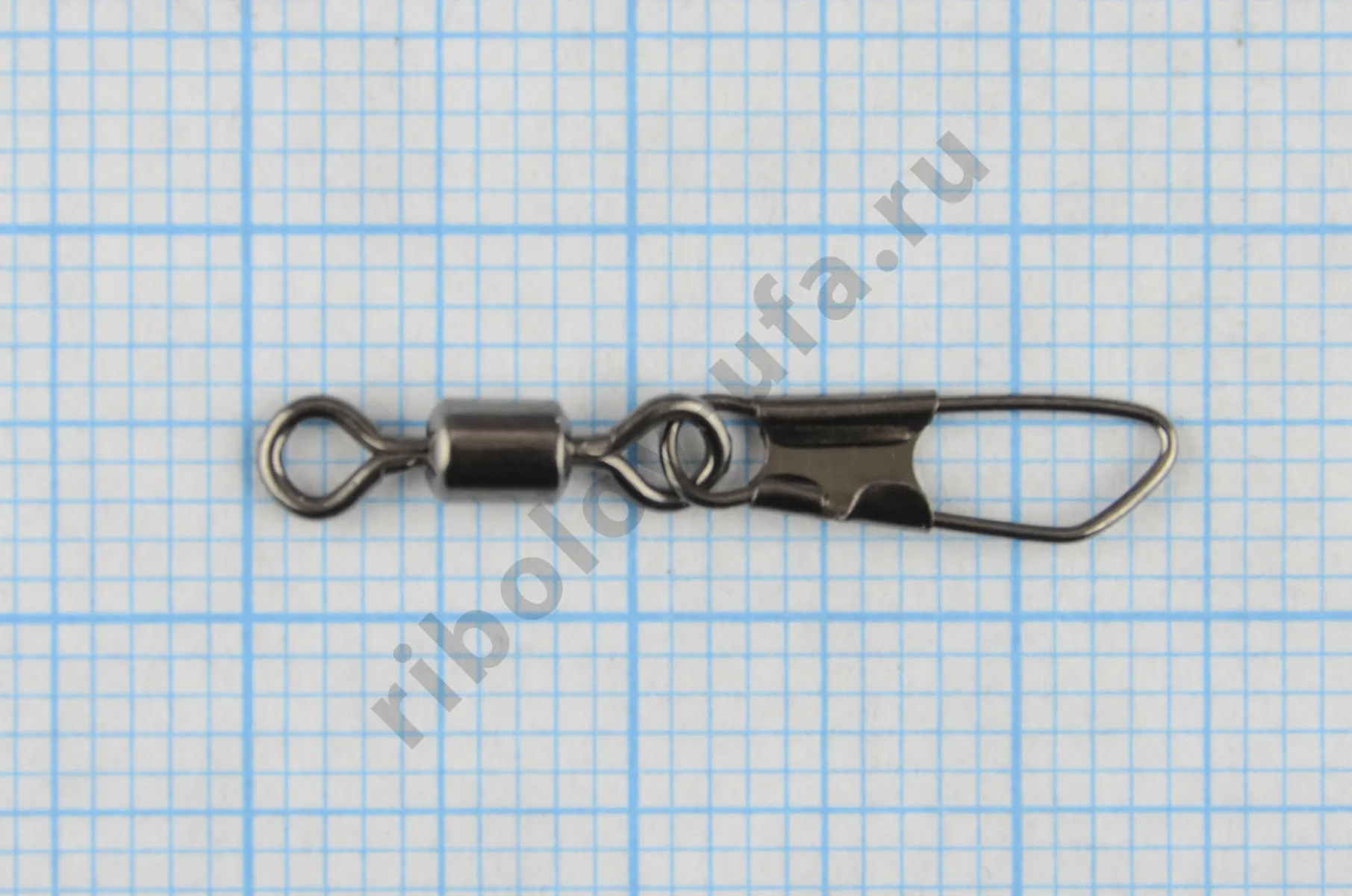 Застежка с вертлюгом Flagman Rolling Swivel Snap Black р. M (7шт/уп)