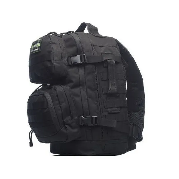 Рюкзак тактический Huntsman RU 880 цв. Черный 40л, тк. Оксфорд