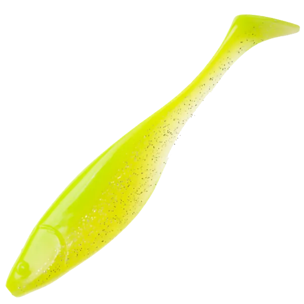 Силиконовая приманка Narval Commander Shad 12cm #004-Lime Charteuse (4шт/уп)