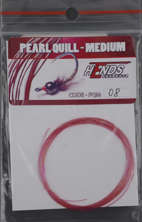 Материал для сегментов Hends Pearl Quill Medium Red / Green effect 1.5 m