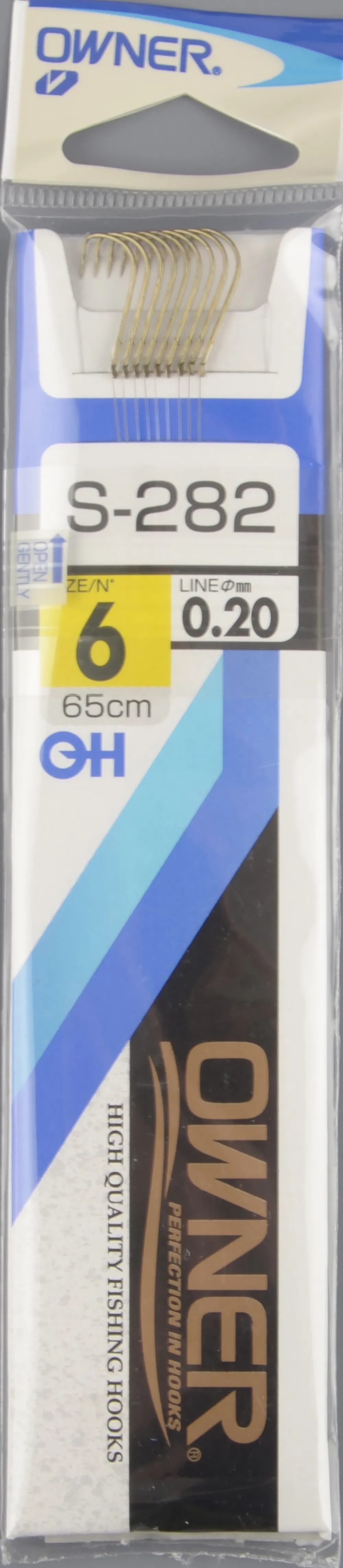Крючок с поводком Owner S-282 №06 (50282) 0,20