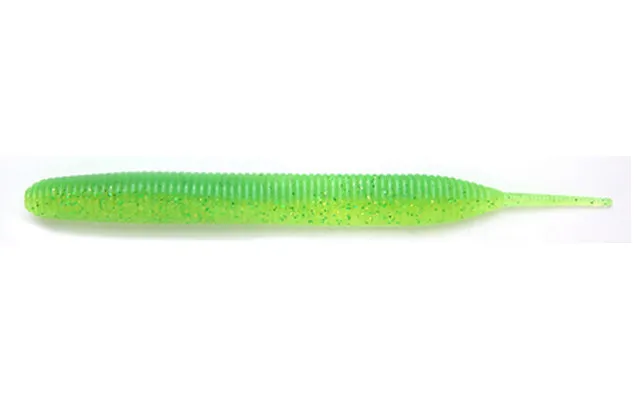 Силиконовая приманка Keitech Sexy Impact 2,8 inch 7,1см 1,5гр (12шт/уп) # 424 Lime Chartreuse