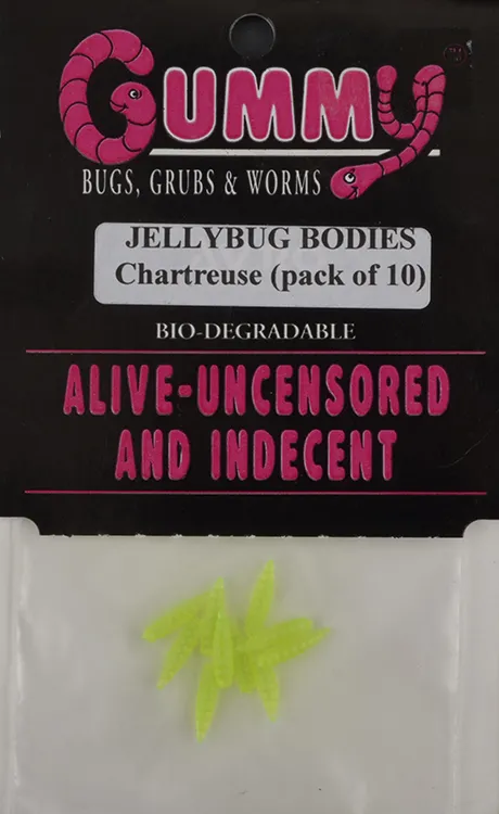 Тело насекомых VENIARD Jelly Nymph Small CHARTREUSE JNC