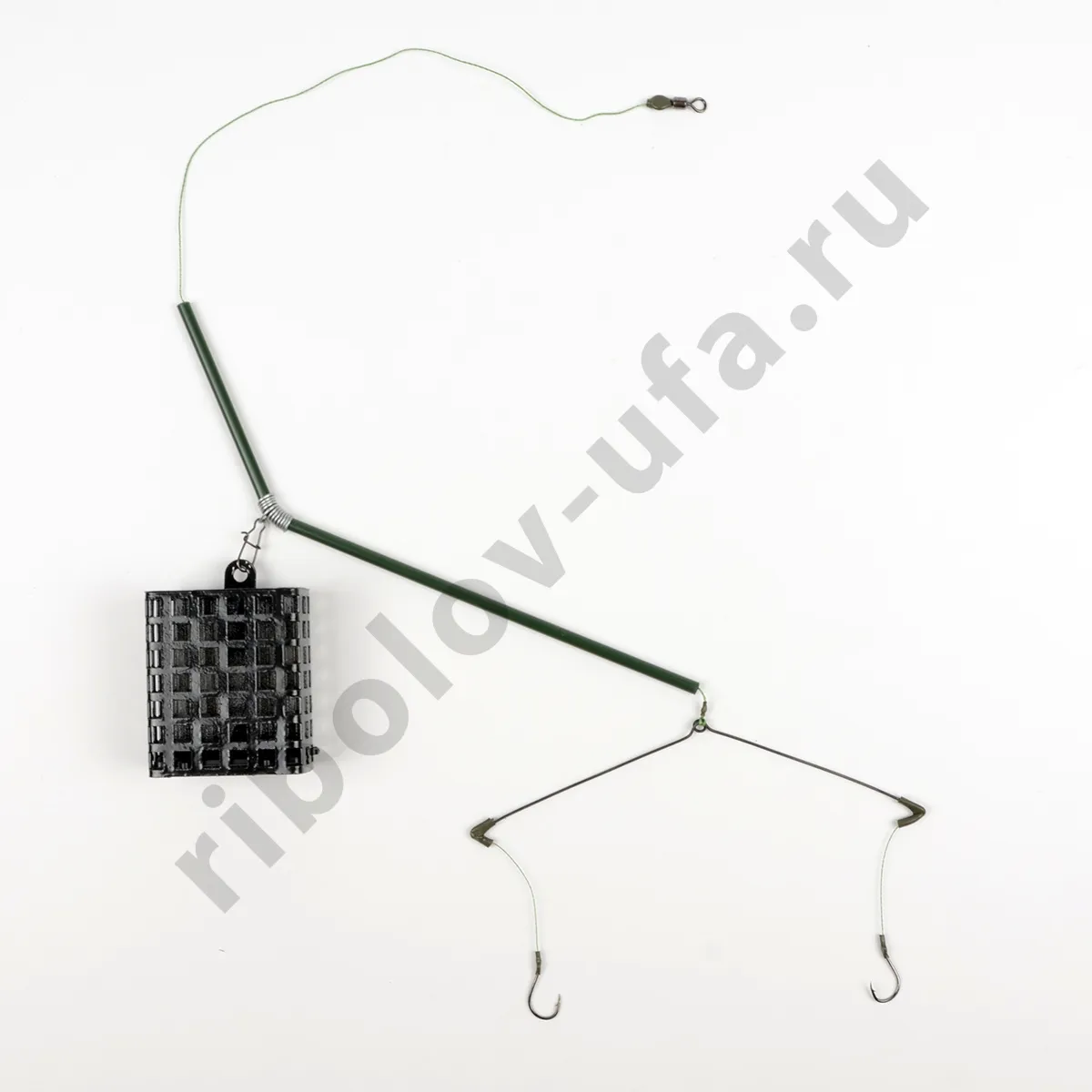 Монтаж фидерный Tex Den №1 140гр коромысло, 2 крючка