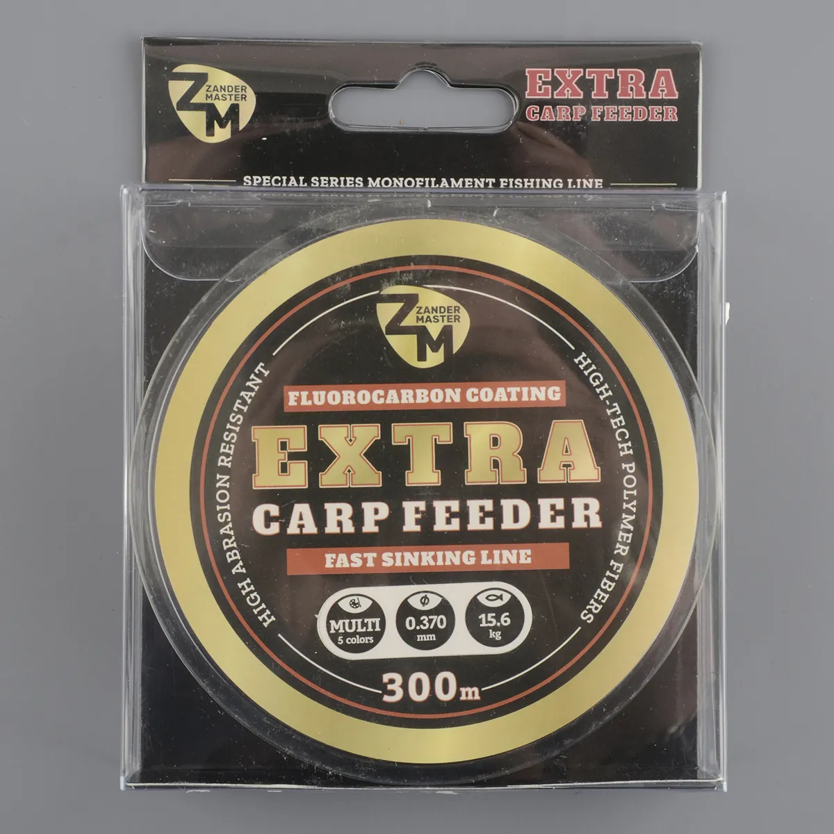 Леска Zander Master Carp Feeder 300м, multicolor, 0,370, 15,6кг