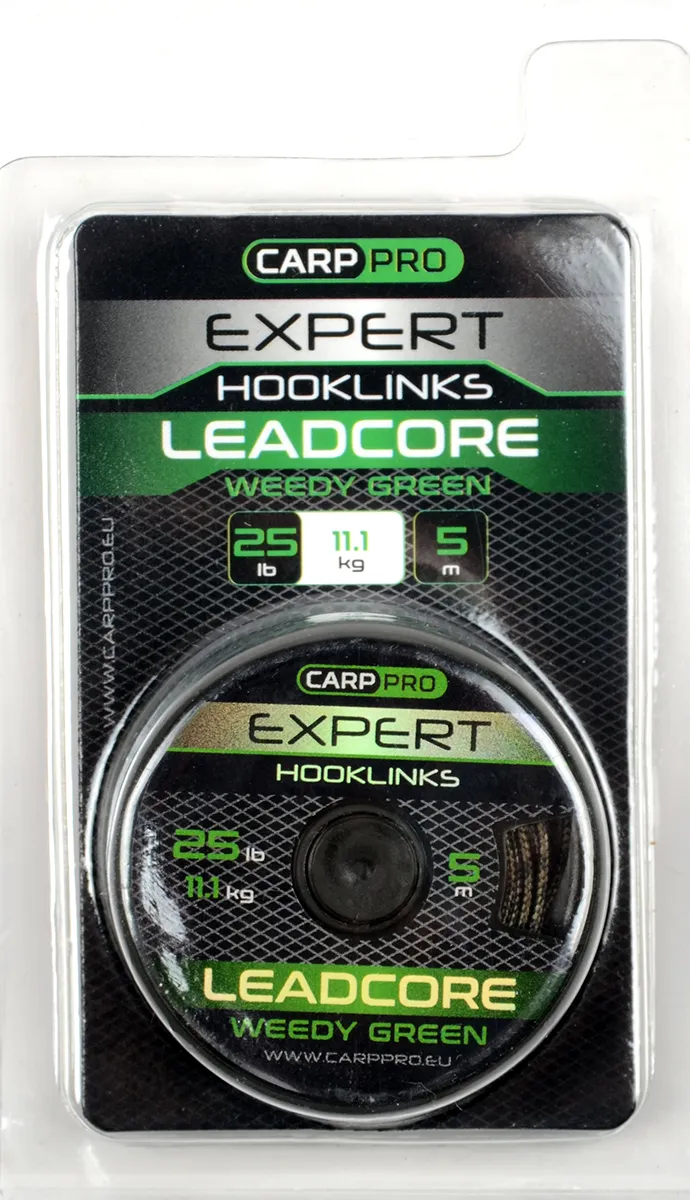 Лидкор Carp Pro зеленый 5 м, 25lb