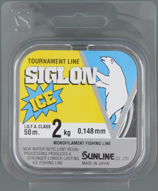 Леска Sunline Siglon Ice Fishing, 50 м, Clear 0.104 мм 1кг #0.4