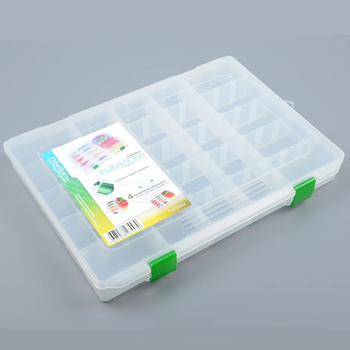 Коробка Fisherbox 310 прозр. 31*23*04