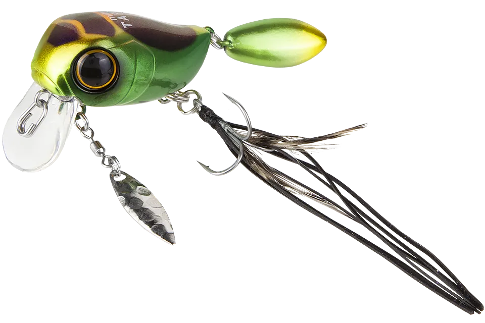 Воблер Jackall Micro Tappy  дл. 5.4 см, гл. 0-0.1 м, 4.8 гр., floating, цв. kanabun metalic
