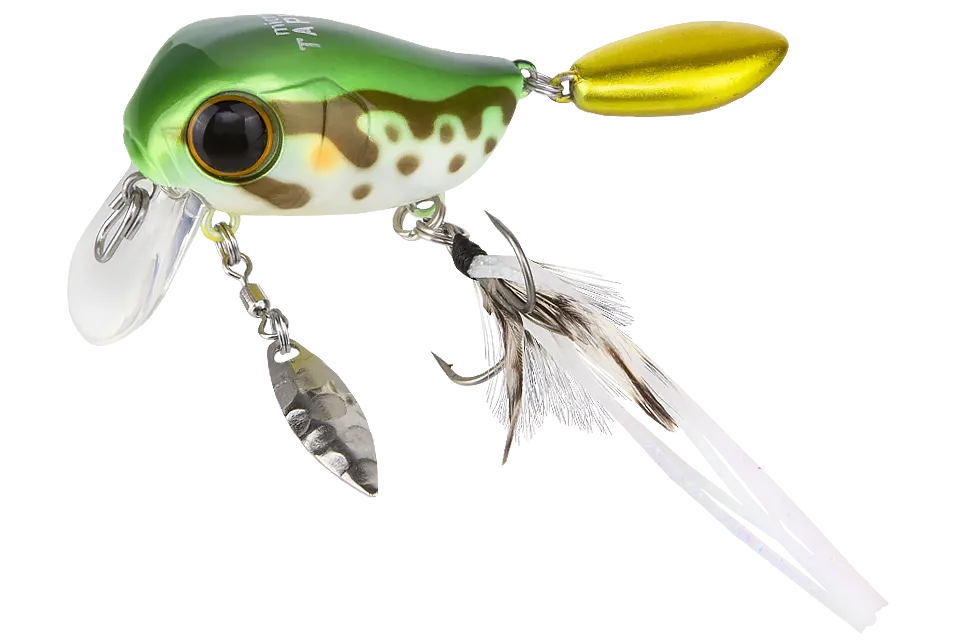 Воблер Jackall Micro Tappy  дл. 5.4 см, гл. 0-0.1 м, 4.8 гр., floating, цв. tonosamagaeru