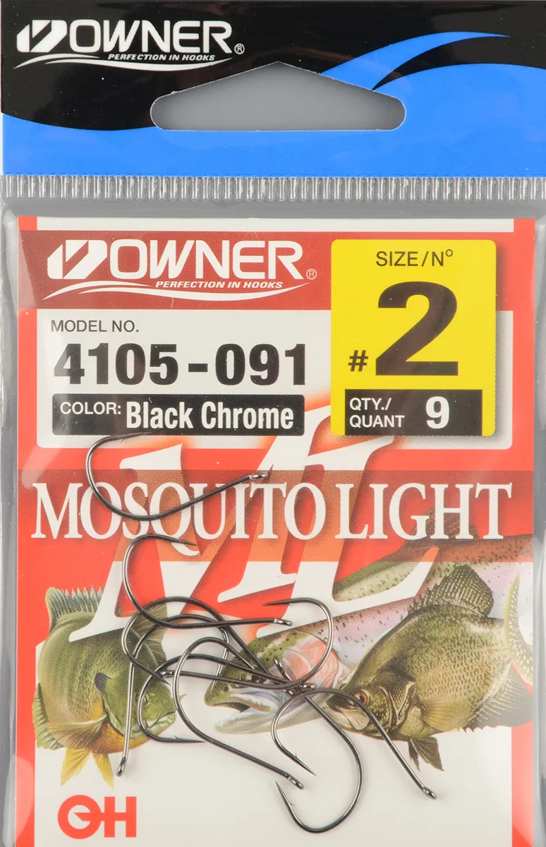 Одинарные крючки Owner Mosquito Light BC 4105-2