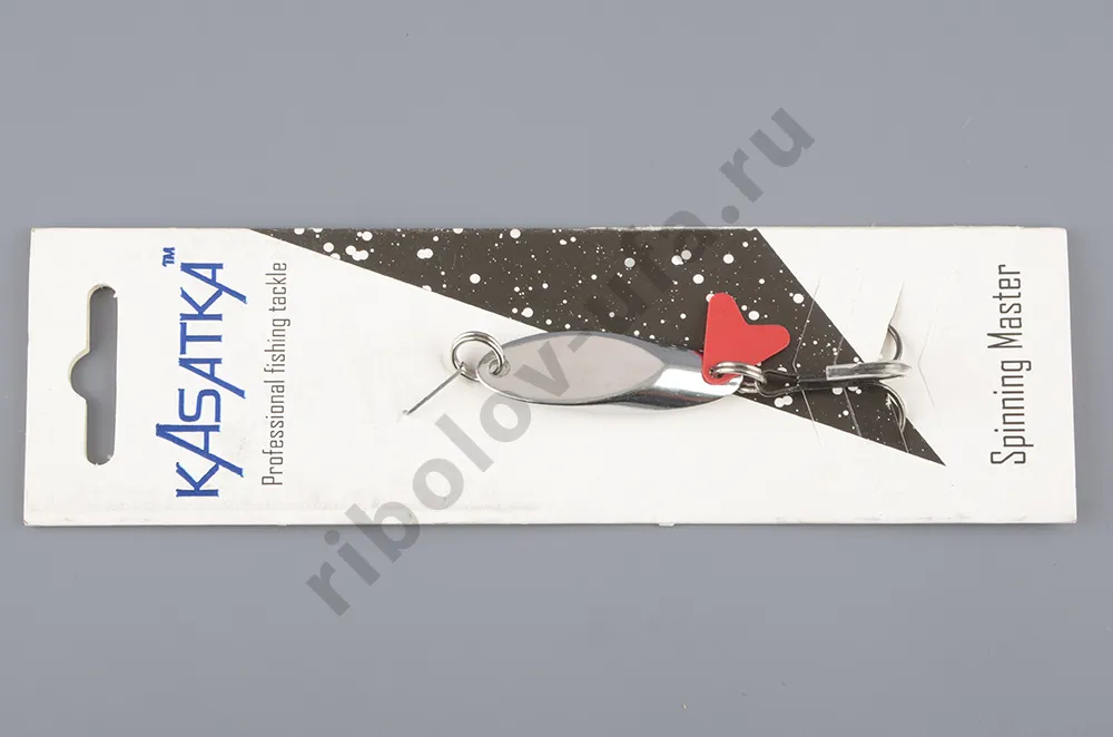 Блесна колеб. Kasatka 21гр. Chrome-001  SF04-02
