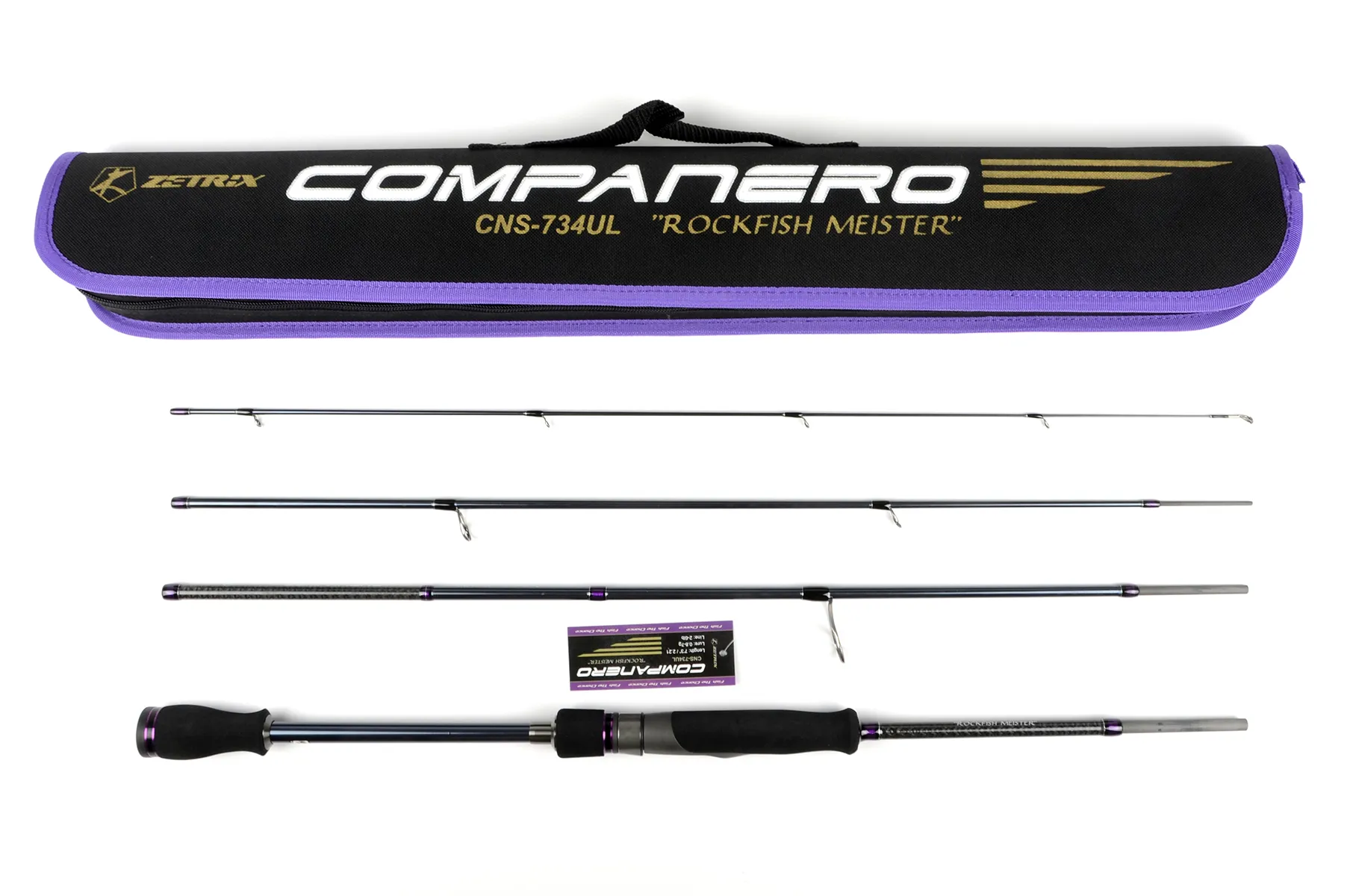 Спиннинг Zetrix Companero CNS-734 UL 0.8-7гр, 2-6lb Fast