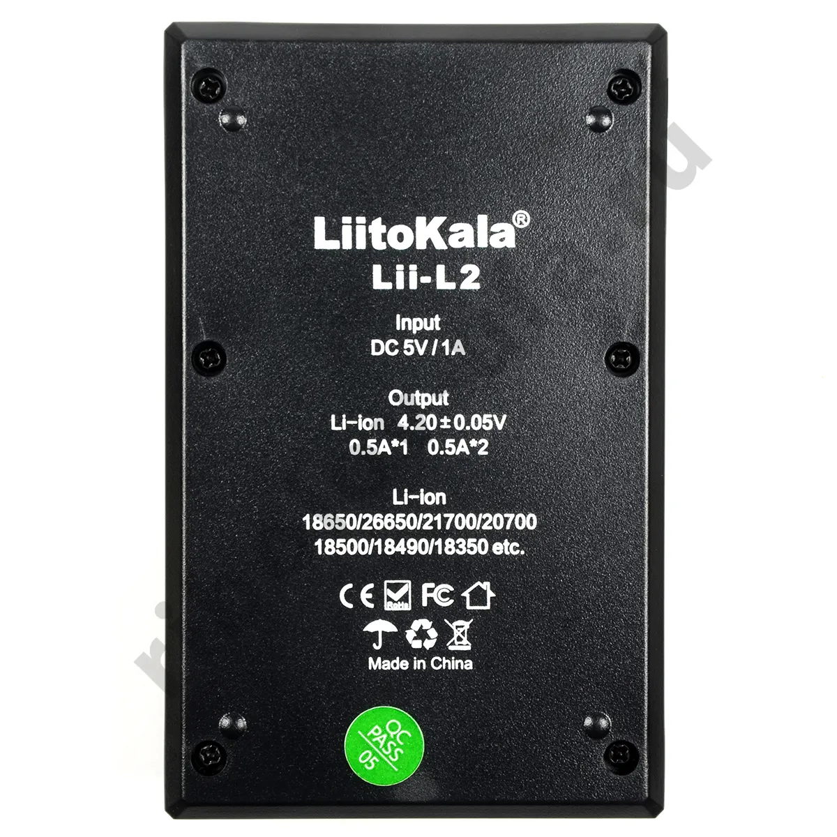 Зарядное устройство LiitoKala Lii-L2 для 3.7V Li-ion аккумуляторов 18650 и др.