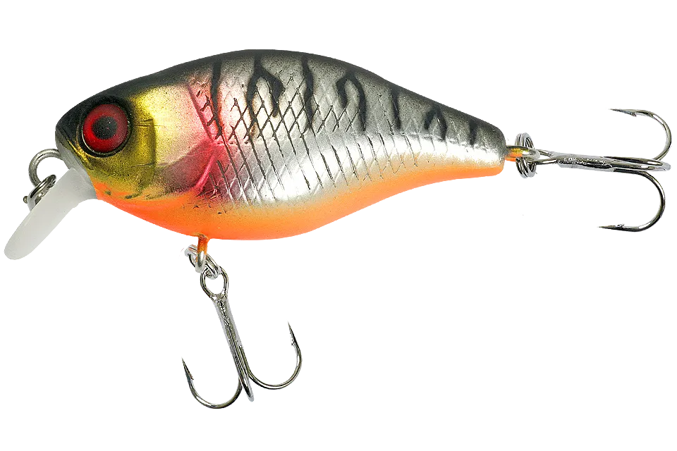 Воблер Jackall Chubby 38 SR Silent дл. 3.8 см, гл. 0.6-1.0 м, 4 гр. floating, цв.ul mat silver tiger