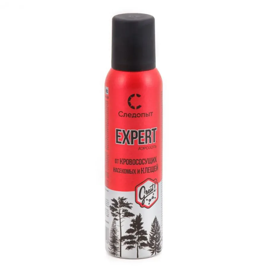 Репеллент Следопыт Expert Great Formula от всех видов летаюш.насек и клещей 150 мл
