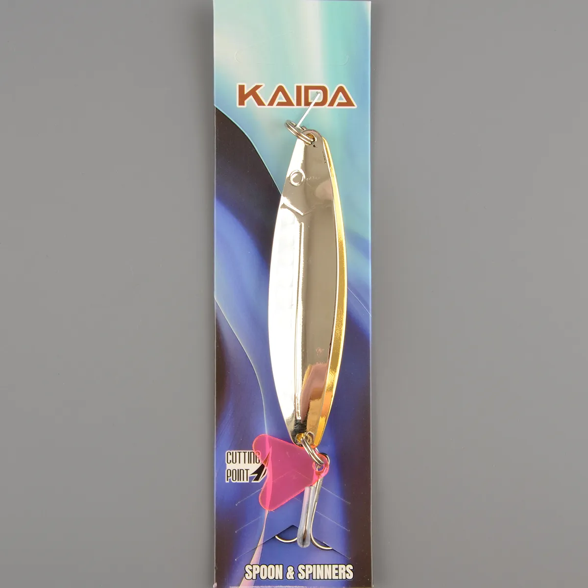 Блесна Kaida колеблющаяся 25006 20гр. цв.04-3 двойная шумовая