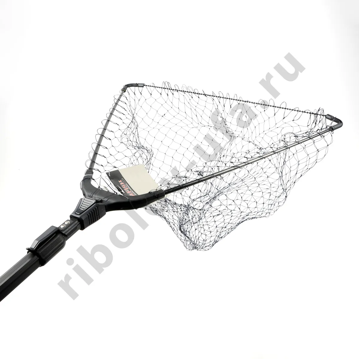 Подсачек Grfish телескоп. 2.2м, 60х60см, нейлон, яч.30мм, композитный материал